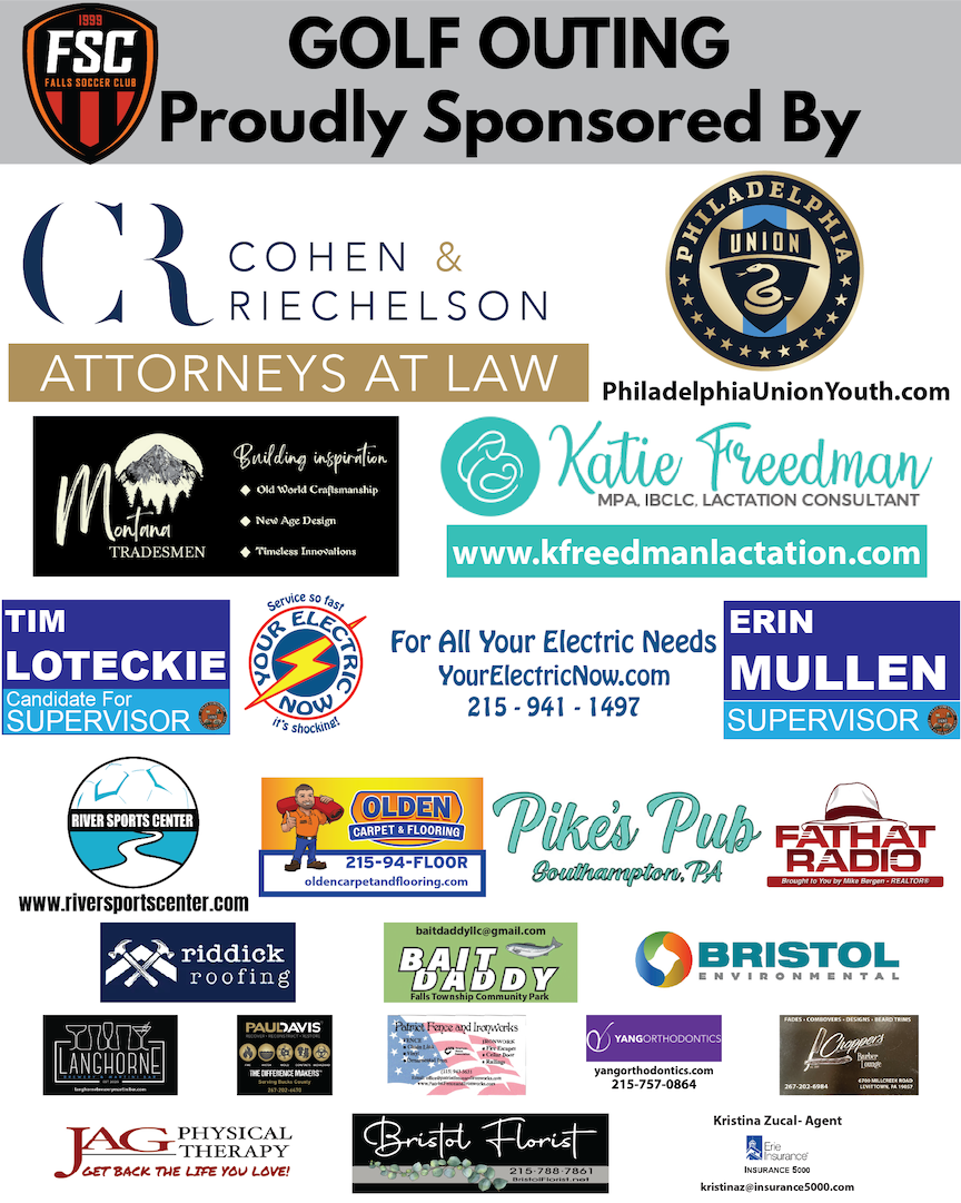 Thank you to our FSC Golf Outing Sponsors!!